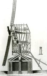 Windmolen, illustratie uit 